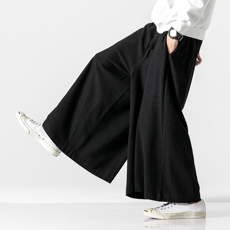 サルエルパンツ メンズ ガウチョパンツ ワイドパンツ イージーパンツ