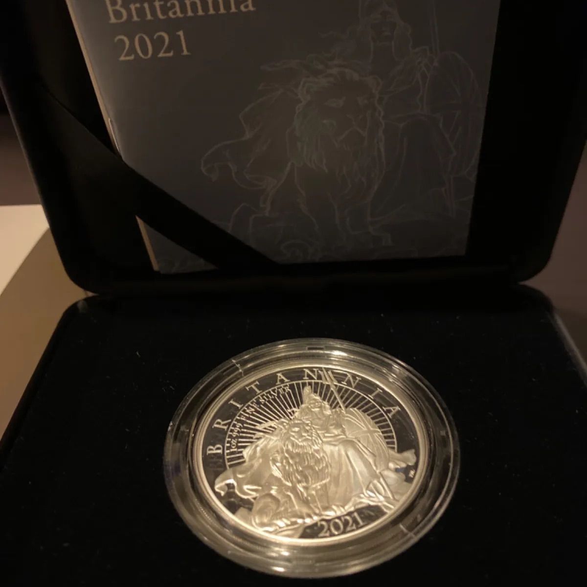 英国 2021年 ブリタニア 1オンス プルーフ 銀貨 ロイヤルミント