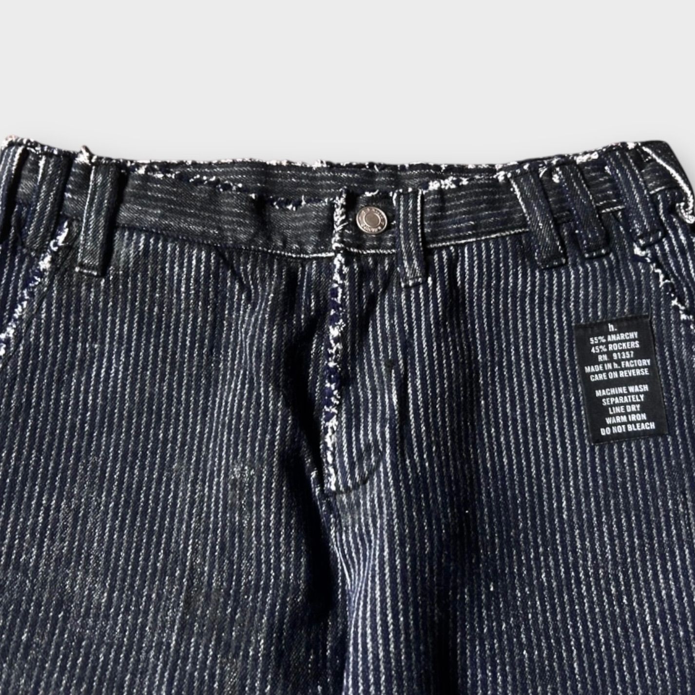 h.NAOTO h.ANARCHY zip gimmick pants - メルカリ