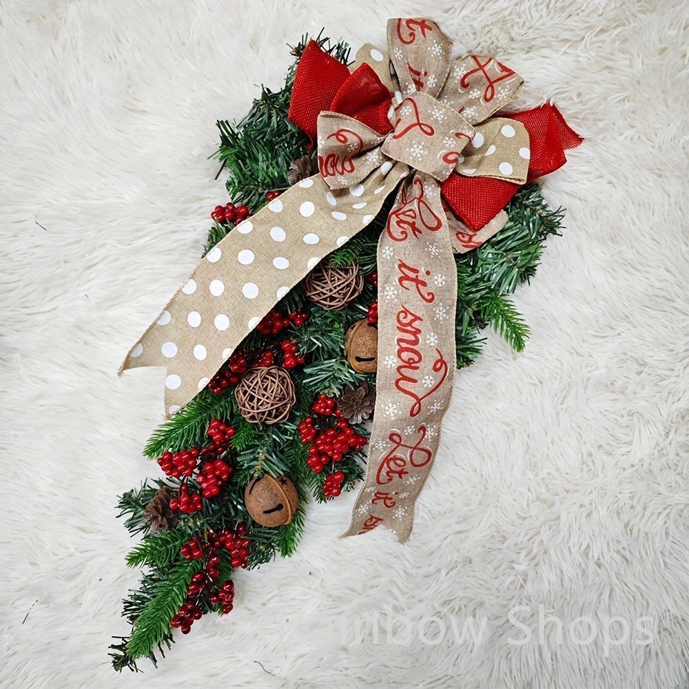 鳥かごアレンジ クリスマスリース クリスマススワッグ フライング
