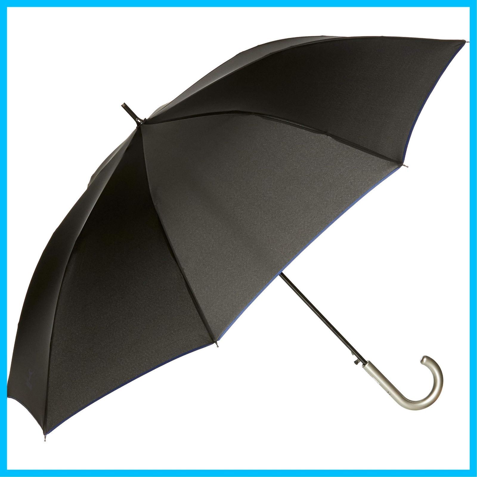 パイピング 無地 ジャンプ傘 耐風 紳士 メンズ MIZUNO ミズノ ムーンバット