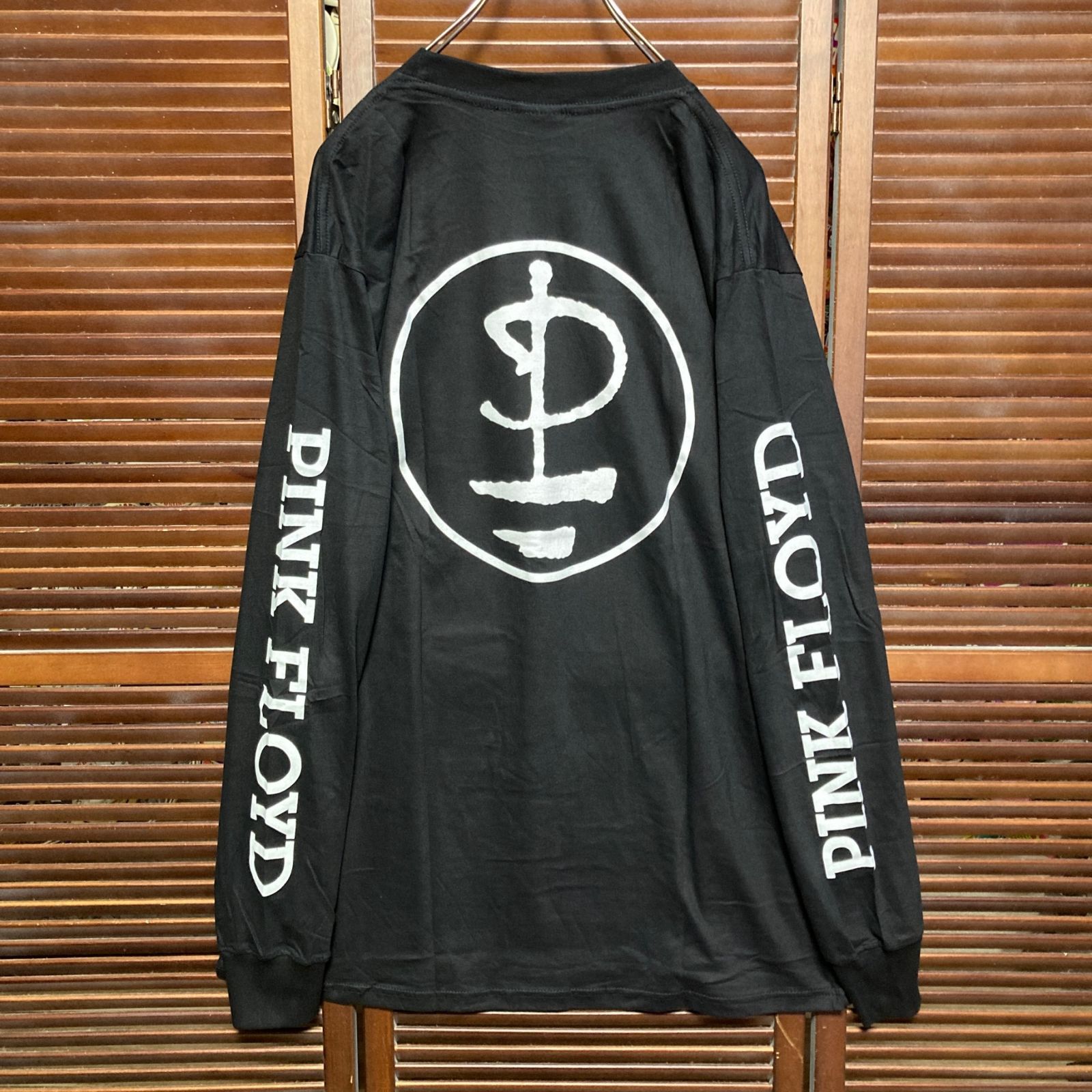 長袖 Tシャツ ロンT ピンクフロイド PINK FLOYD 黒 tee ティー