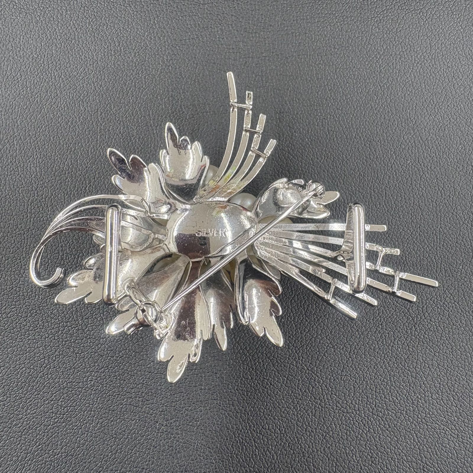 淡水パール風 SILVER刻印ブローチ 【K73】 - メルカリ