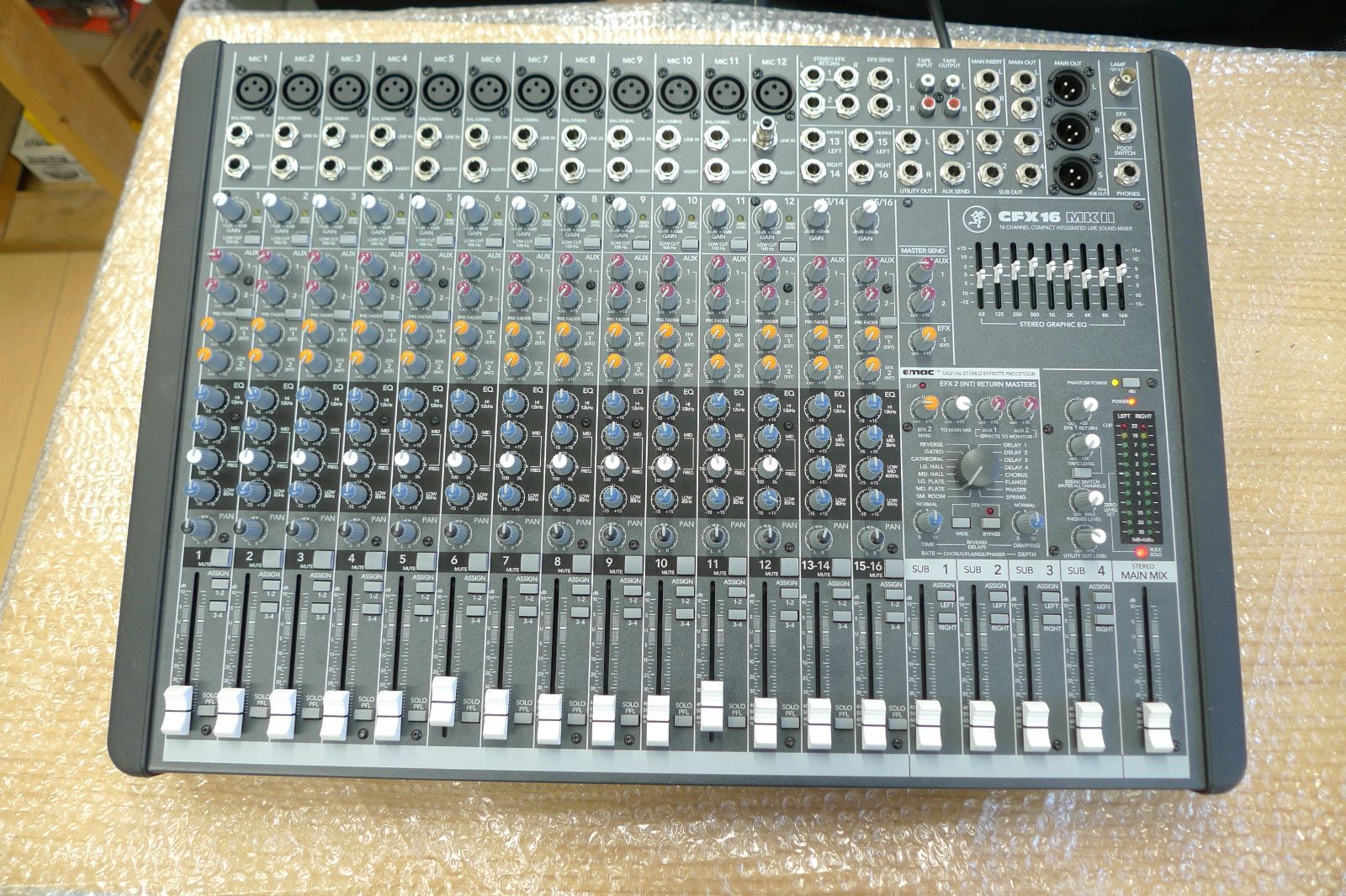 MACKIE マッキー アナログミキサー CFX16 CFX 16MKⅡ アナログミキサー 管理0131