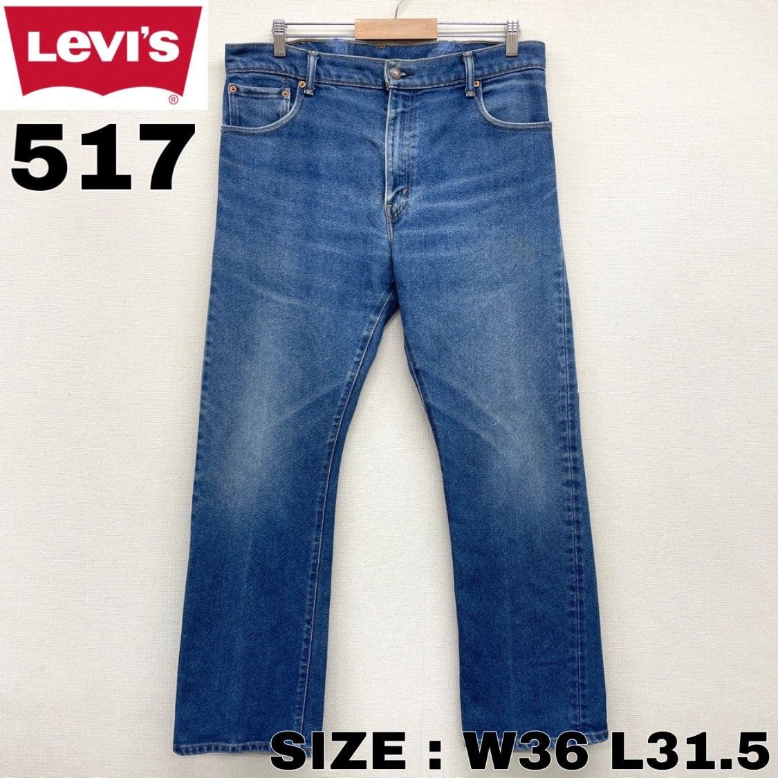 US古着 リーバイス Levi's 517 デニム パンツ ブーツカット ヒゲ W36