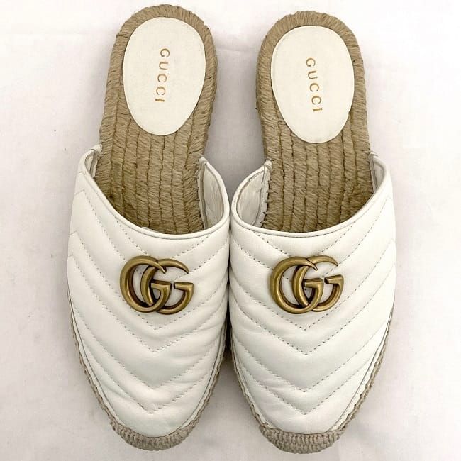 『新品未使用』GUCCI エスパドリーユGGマーモント551881 新品未使用』GUCCI エスパドリーユGGマーモント551881 - メルカリ