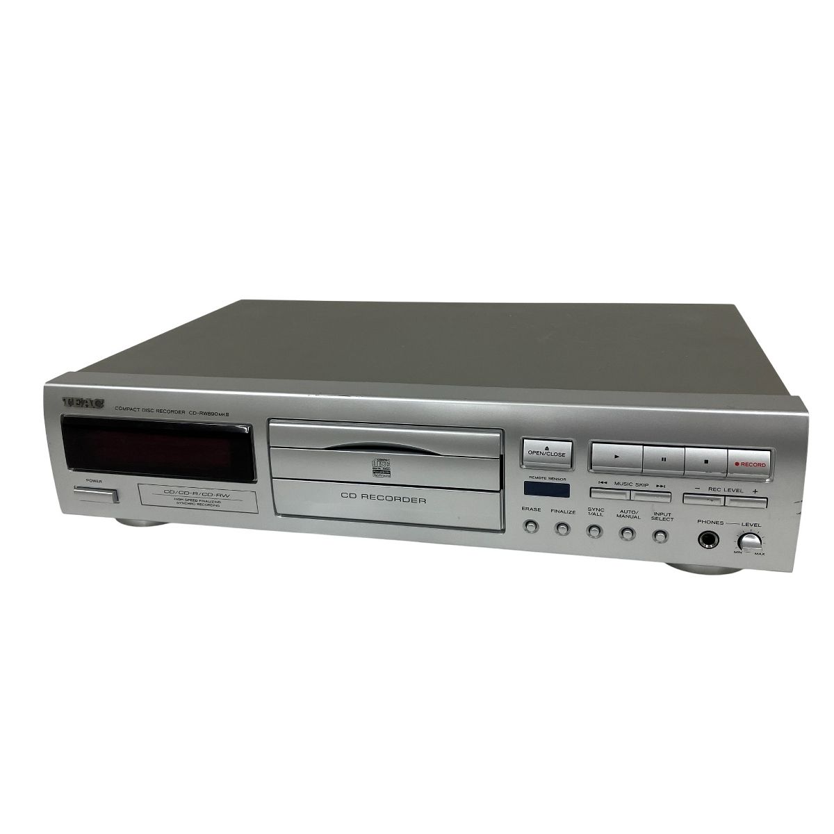 TEAC CD-RW890 MKII CD レコーダー ティアック 音響機材 ジャンク O10478101