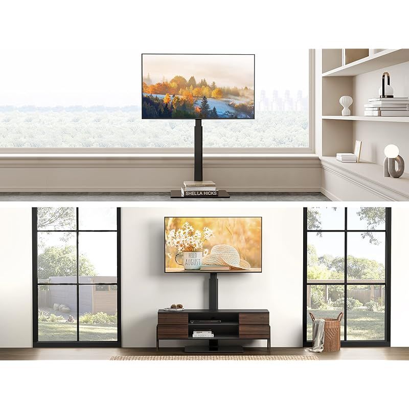 FITUEYES DESIGN テレビスタンド マーブル柄 エッフェル シリーズ