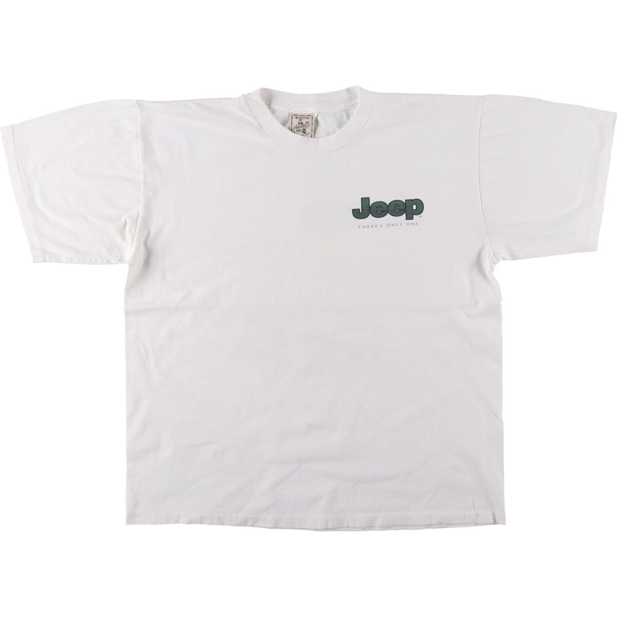 古着 ALORE JEEP ジープ バックプリント アドバタイジングTシャツ USA製 メンズXL相当 /eaa476547