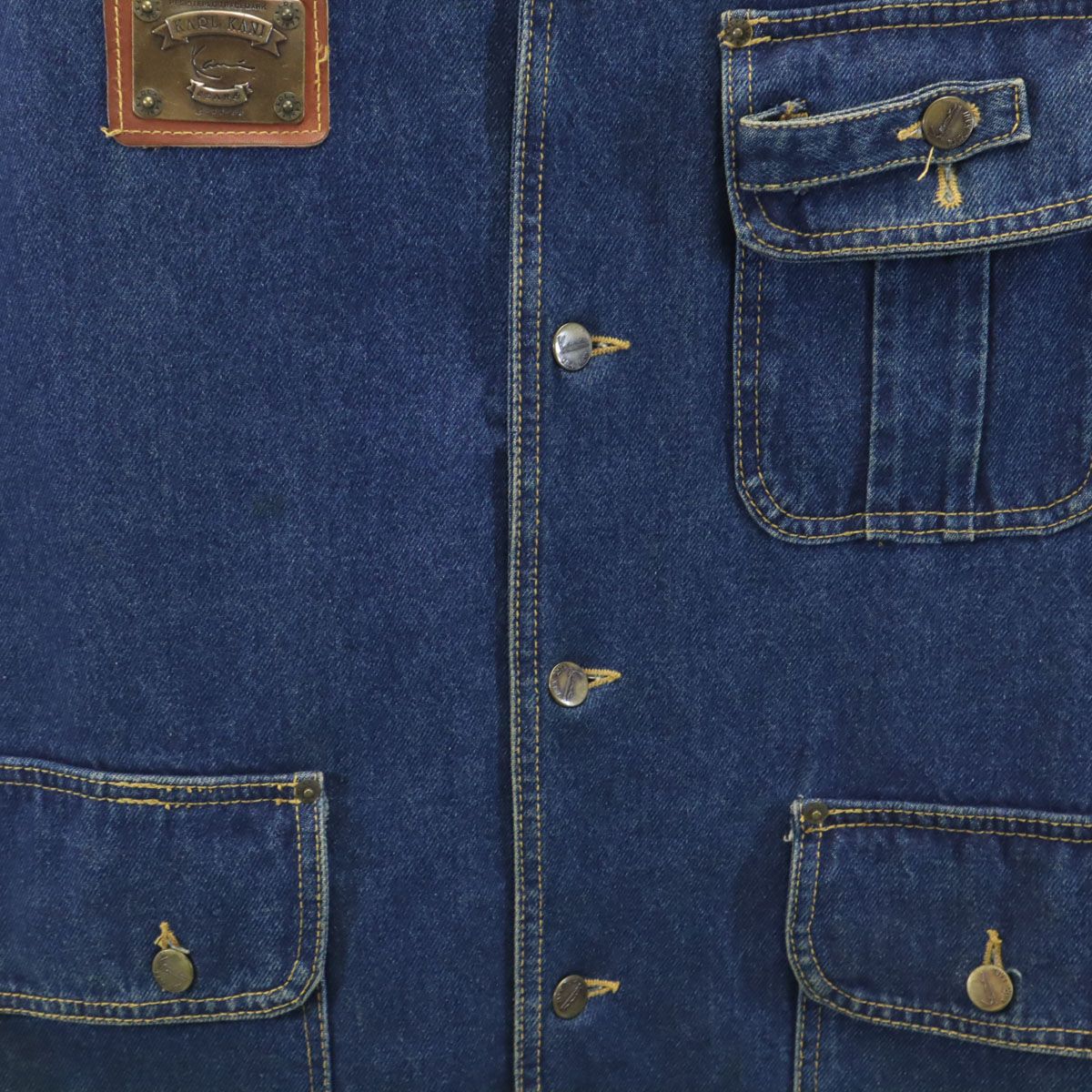 karl kani-jeans カールカナイデニム 90s USA製 オールド ノースリーブ