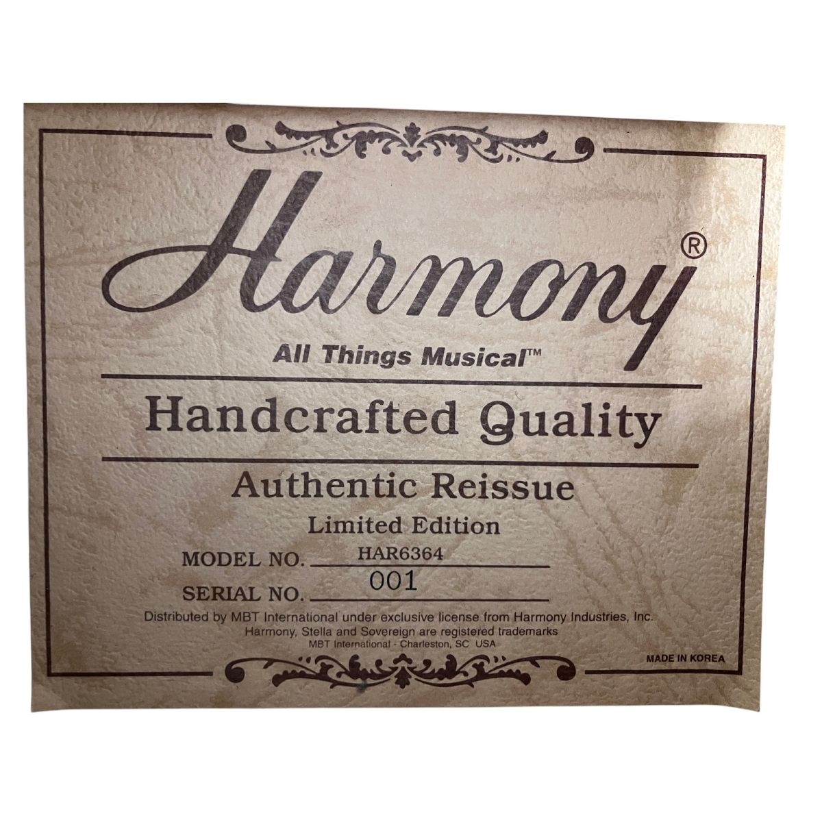 ハーモニー アコースティックギター