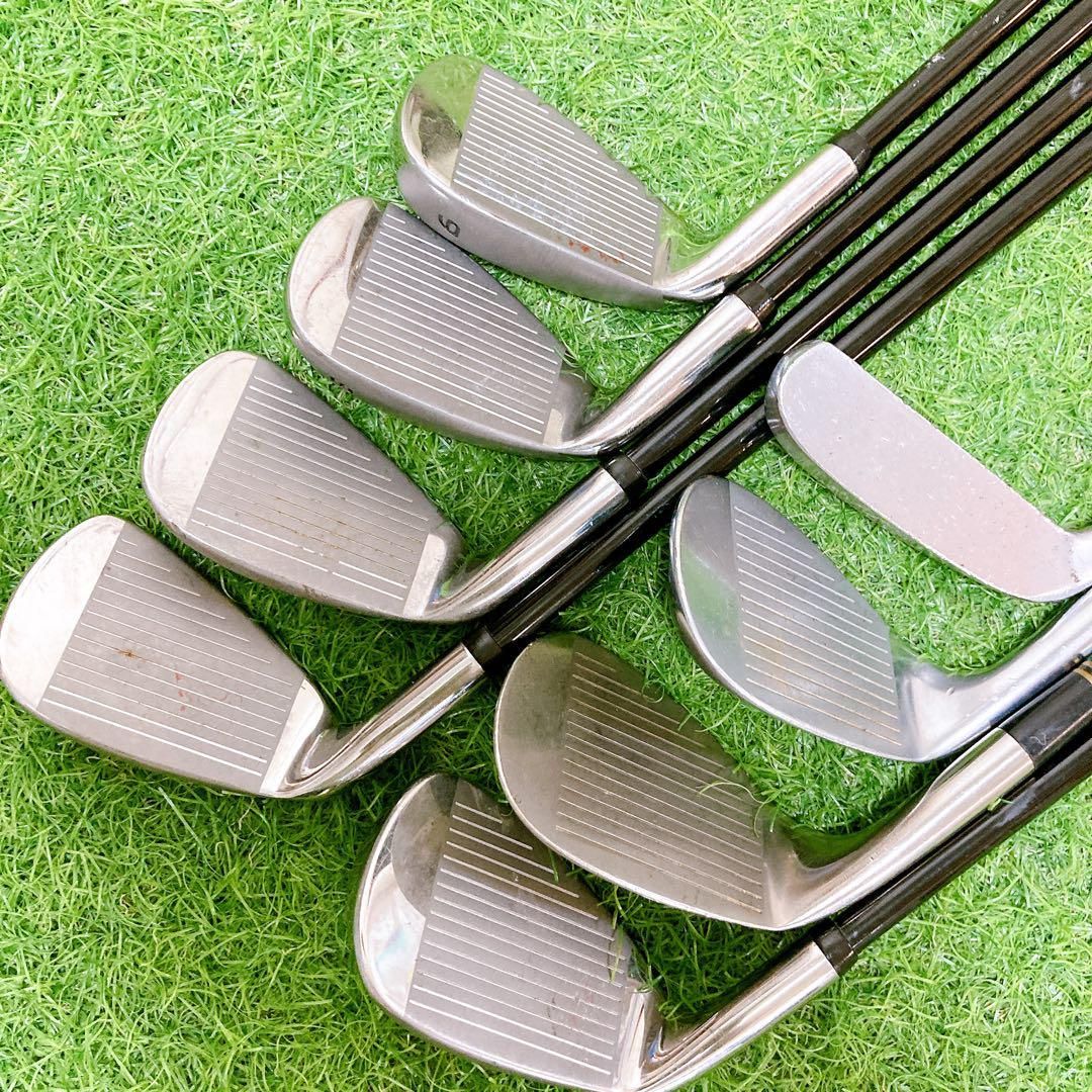 M4 スリクソン　初心者オススメ　ゴルフ　クラブセット　メンズ　12本 Amazon.co.jp: メンズゴルフ初心者12ピースゴルフクラブセットブルー