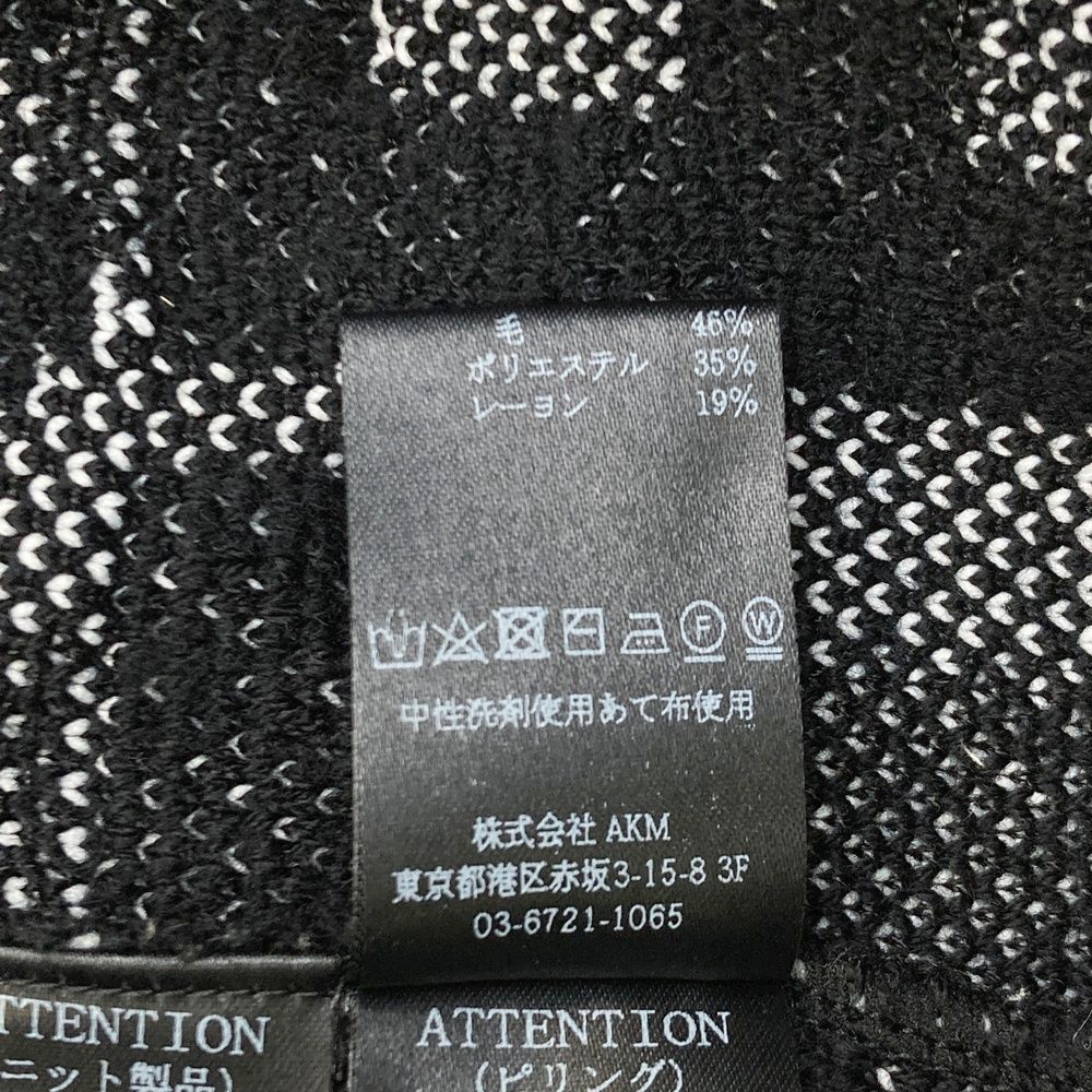 来店をご期待! サイズ 2 1PIU1UGUALE3 GOLF GRK055 ウール混 ニットセーター ロゴ 総柄 ブラック系 240101524017 ゴルフウェア レディース ストスト 全国送料無料！