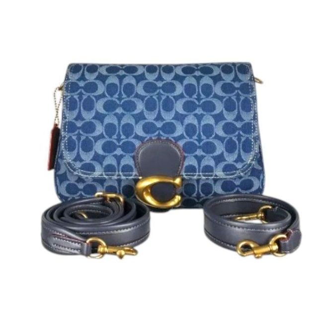 【Coach】コーチ ソフト タビー ショルダー デニム Amazon | コーチソフトタビー。, デニムマルチ。, One Size