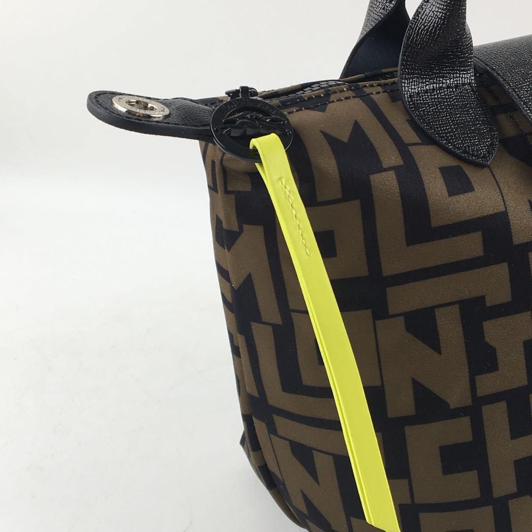 美品 LONGCHAMP プリアージュ S 最新限定LGPデザイン ネイビー