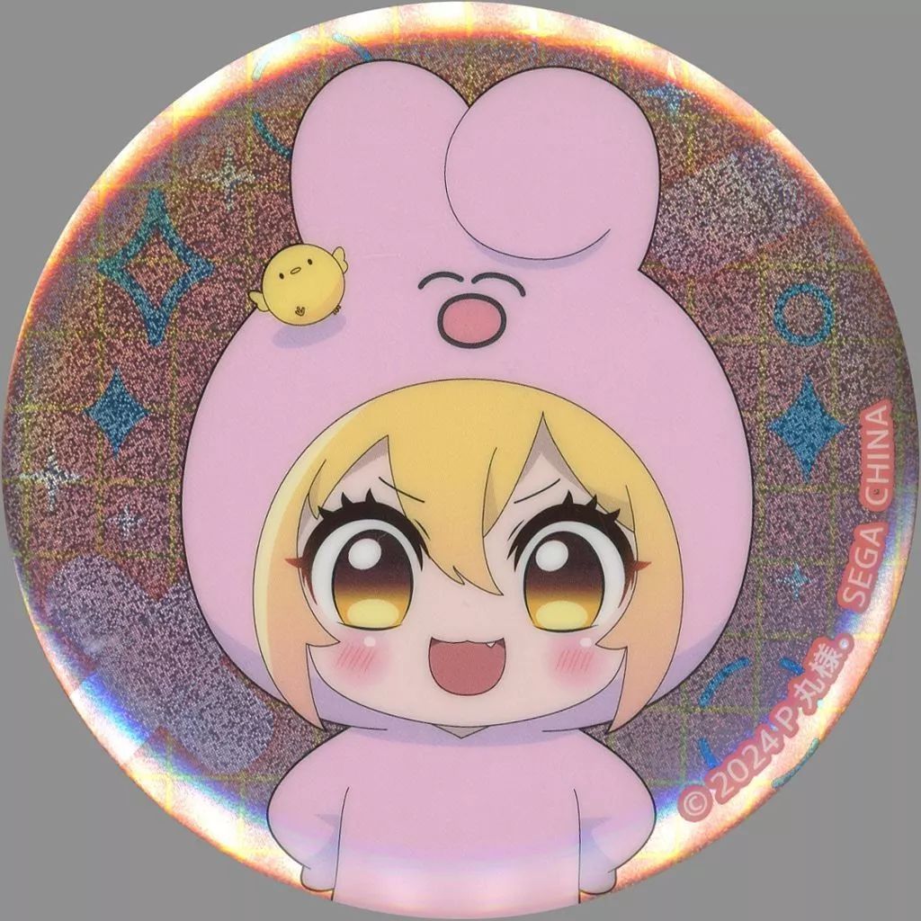 中古】バッジ・ピンズ うさぎさんの着ぐるみ 缶バッジ 「P丸様