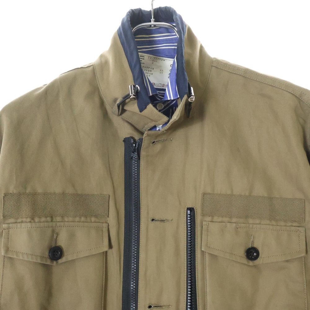 Sacai (サカイ) 22AW Fabric Combo Shirts ファブリックコンボ