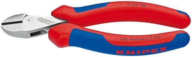 クニペックス KNIPEX 強力型斜ニッパー160mmX-CUTクロムメッキ7305-160