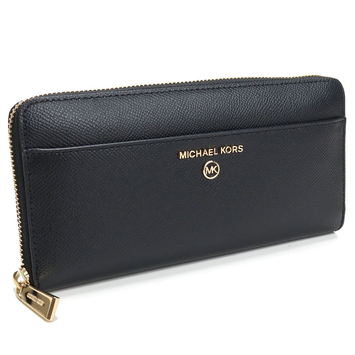 MICHAEL KORS マイケル・コース JET SET 34H1GT9E8L 長財布ラウンドファスナー BLACK ブラック レディース