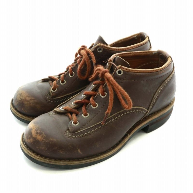 ウェスコ WESCO ブーツ レザー ローカット レースアップ Vibramソール 