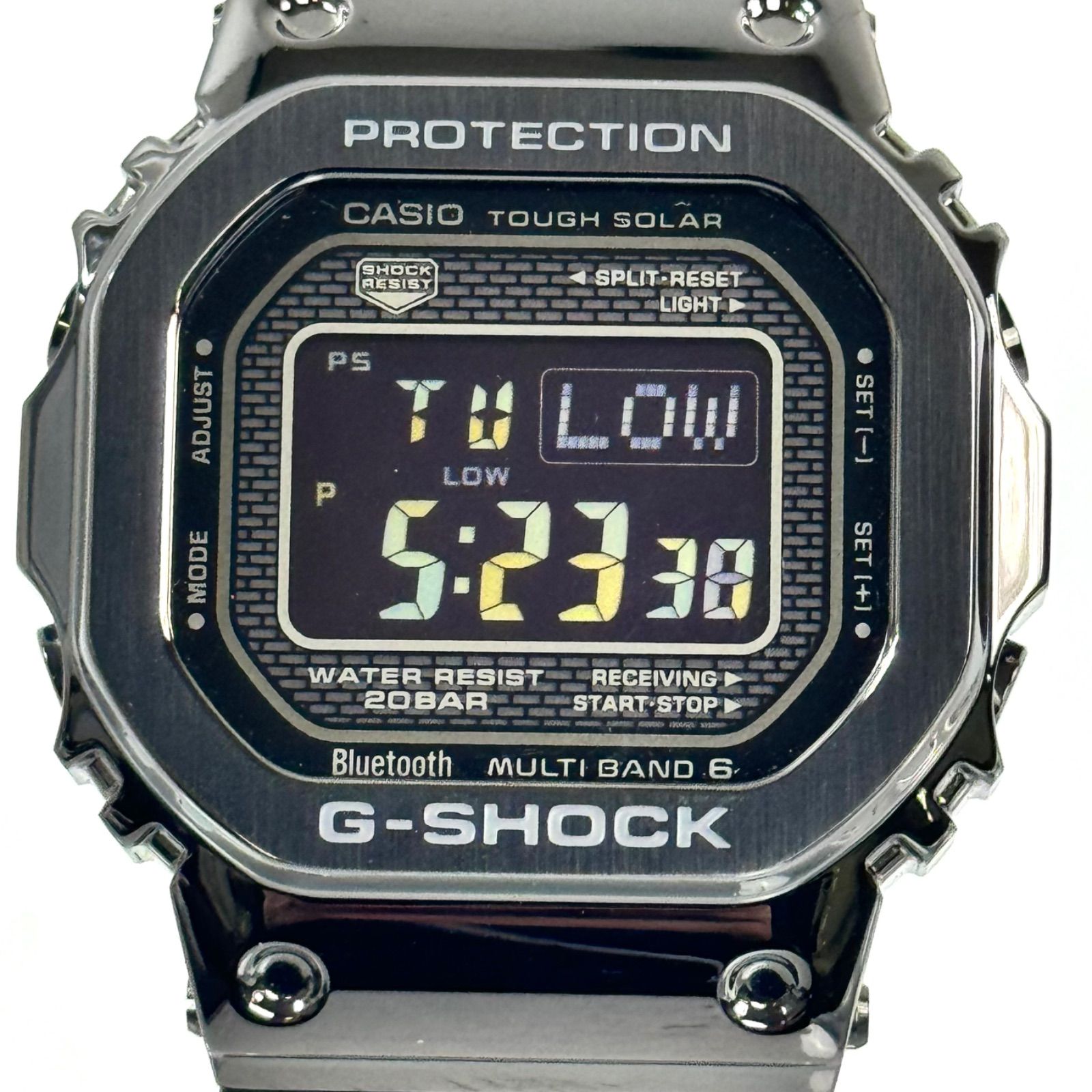 美品】カシオ G-SHOCK ジーショック GMW-B5000GD-1JF 電波ソーラー デジタル 黒 Bluetooth - メルカリ