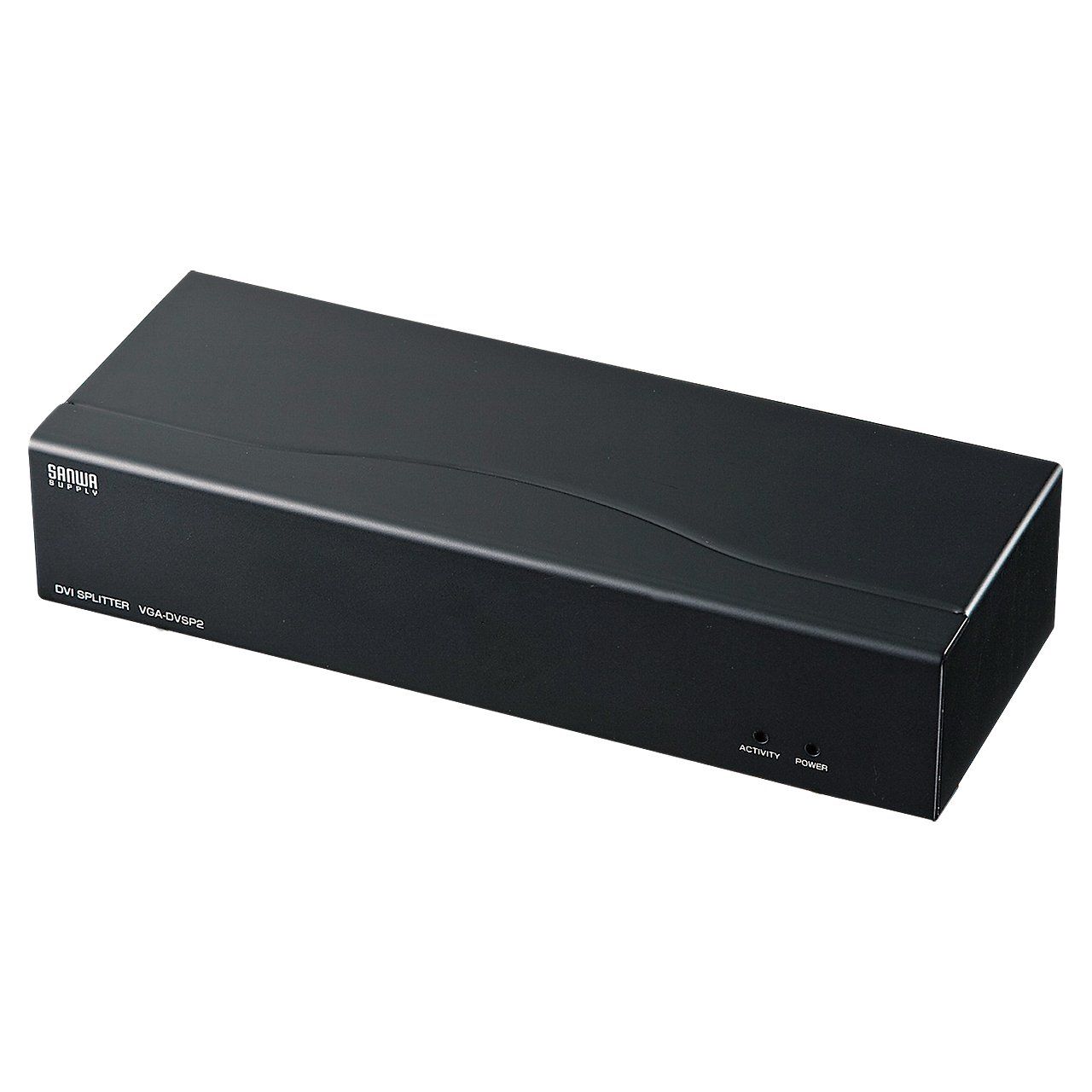 サンワサプライ DVIディスプレイ分配器 2分配 フルHD対応 VGA-DVSP2 単品 2分配