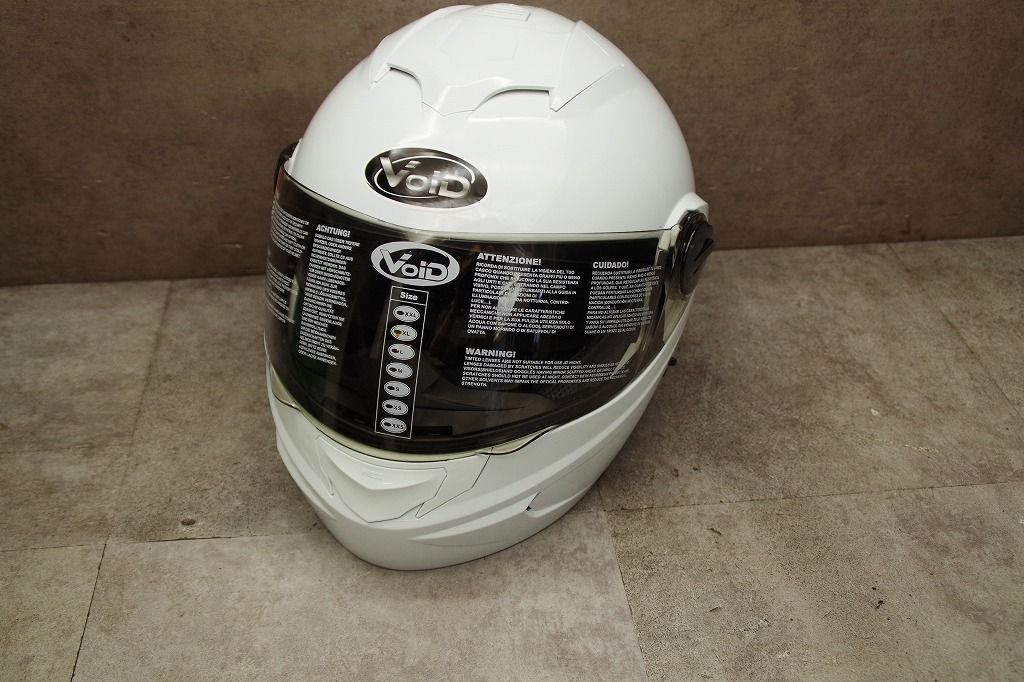 ♥ VOID ヘルメット TX-797 XLサイズ 61-62ｃｍ WHITE 全排気量対応|THHのOEM製品