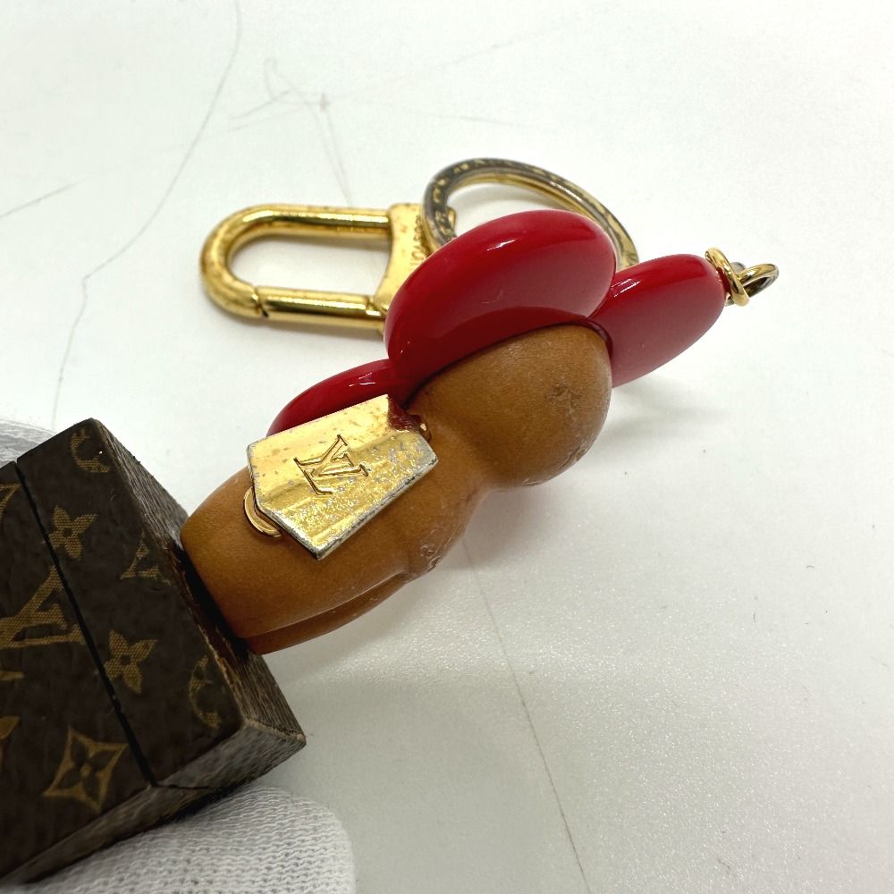 【1円スタート】ブランド Louis Vuitton ルイヴィトン M67394 ポルトクレヴィヴィエンヌクリスマスストラス レディース キーリング  : [ルイヴィトン] キーホルダー レディース M67394 レッド