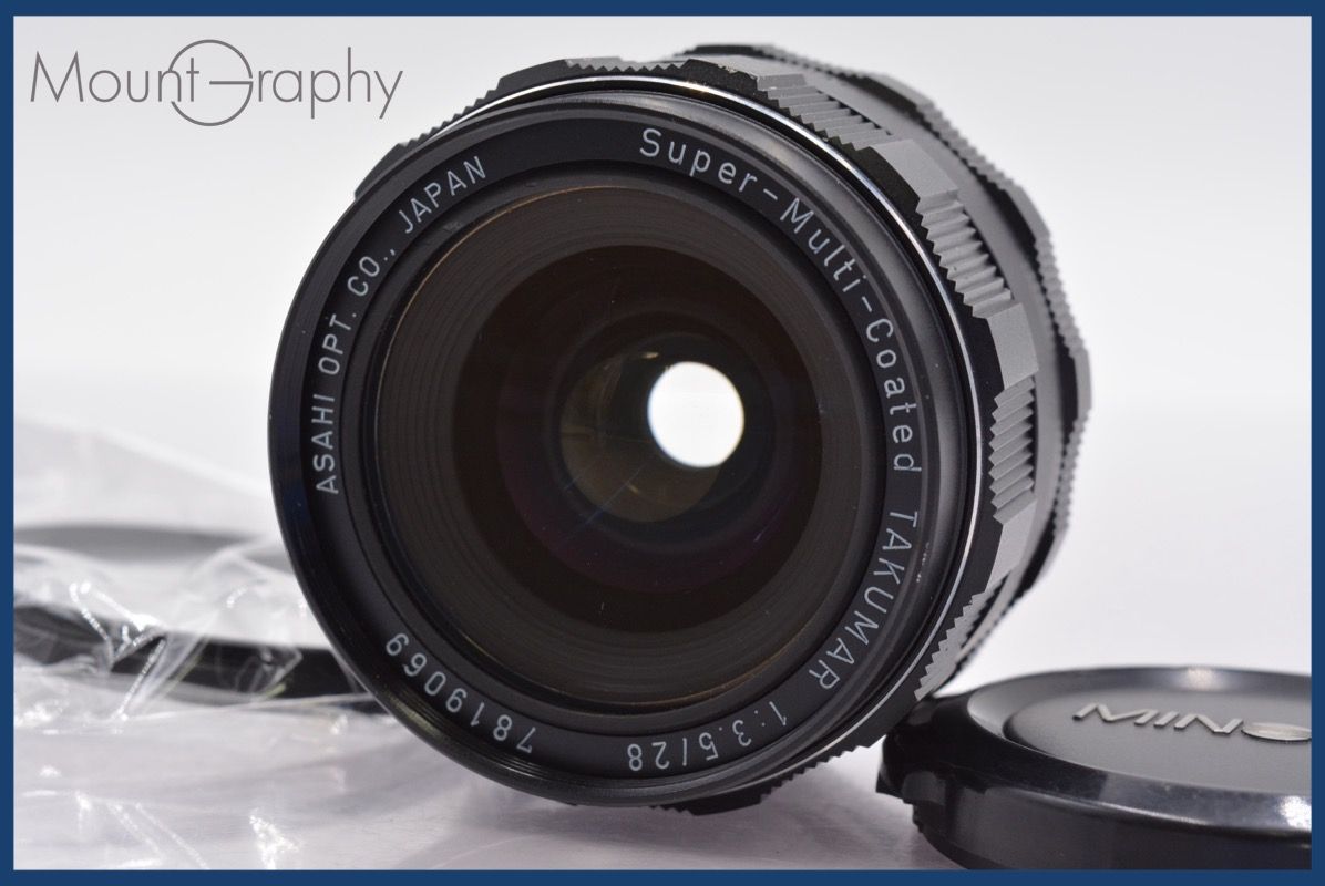 【美品】ペンタックス Super-Takumar 28mm F3.5 純正ケース ☆極上美品☆ ペンタックス PENTAX Super-Multi-Coated TAKUMAR