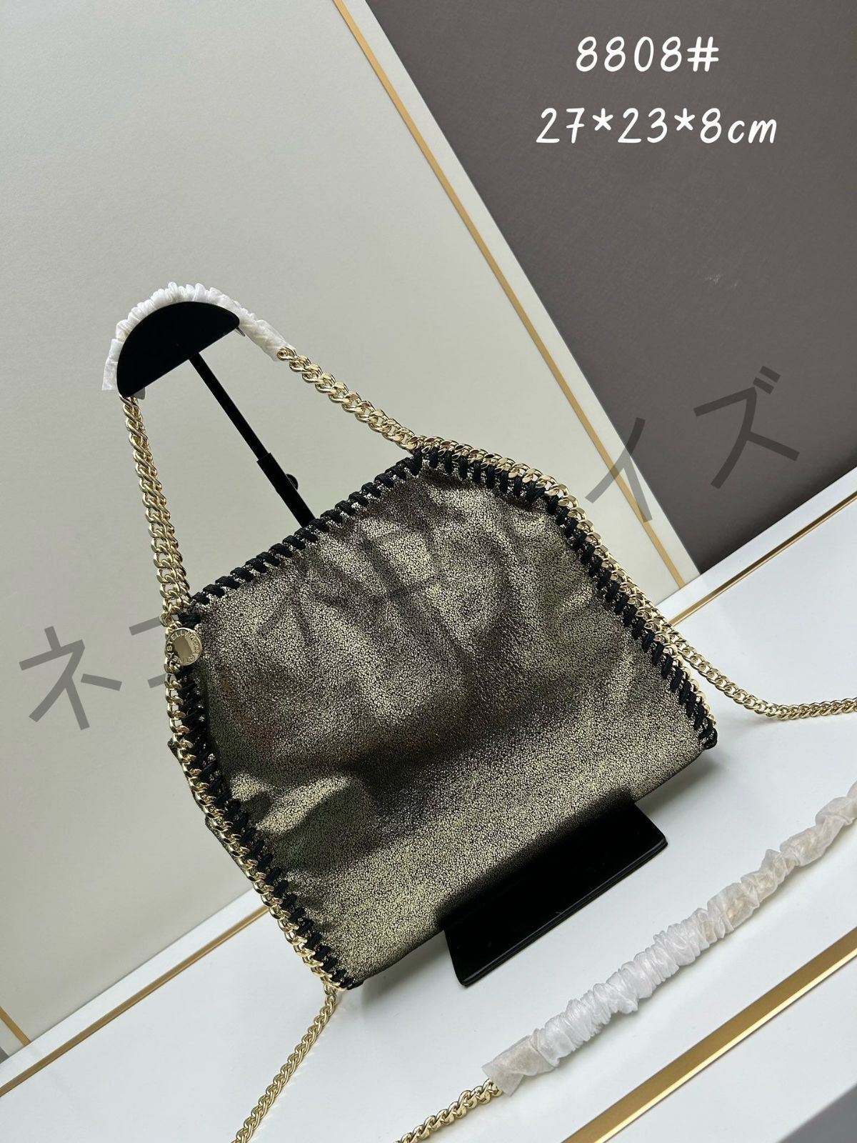 美品  stella mccartney ステラマッカートニー レディース  ファラベラ チェーン トートバッグ  ハンドバッグ ショルダーバッグ  05