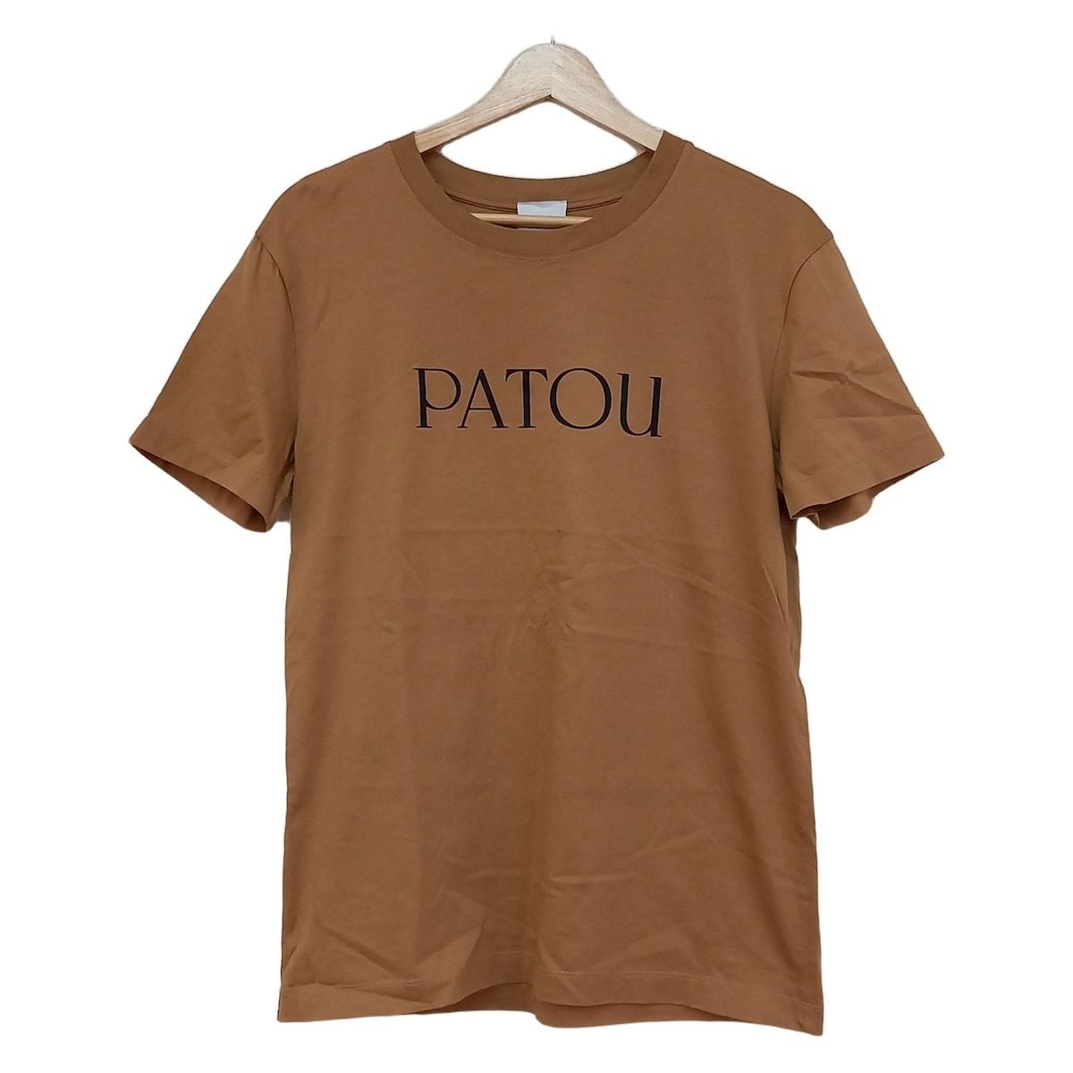 PATOU(パトゥ) 半袖Tシャツ サイズXS レディース美品 - ベージュ PATOU(パトゥ) 半袖Tシャツ サイズXS レディース美品 - ベージュ