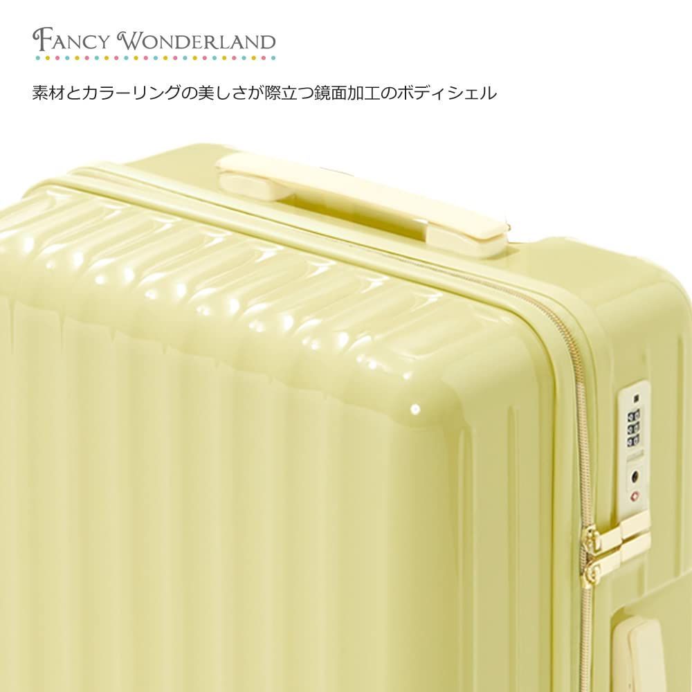 fancywonderland スーツケース キャリーバッグ キャリーケース ファスナータイプ ダブルキャスター TSAロック ハード ジッ fancywonderland スーツケース キャリーケース キャリーバッグ s m l