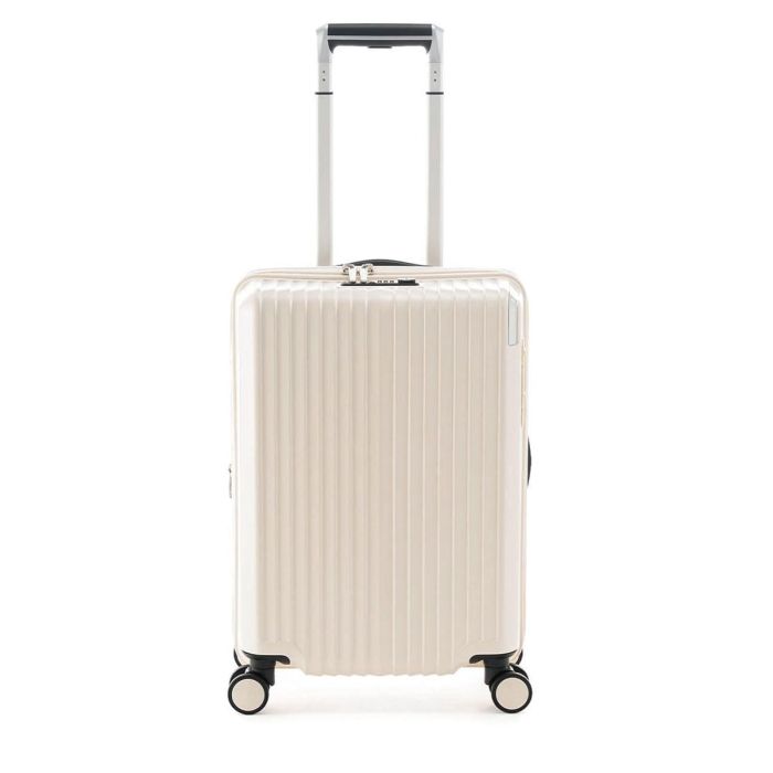 4営業日で発送 A.L.I ALI07518W スーツケース ジッパータイプ 38L 拡張機能付き マットバニラ ALI-075-18W