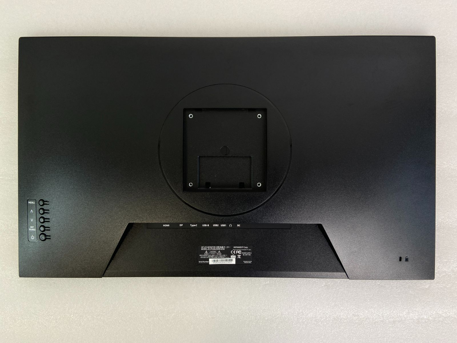 JAPANNEXT PC 液晶モニター JN-IPS28UHDRC65W 中古 JAPANNEXT 28型 4K 液晶モニター 中古 JN-IPS28UHDRC65W - メルカリ