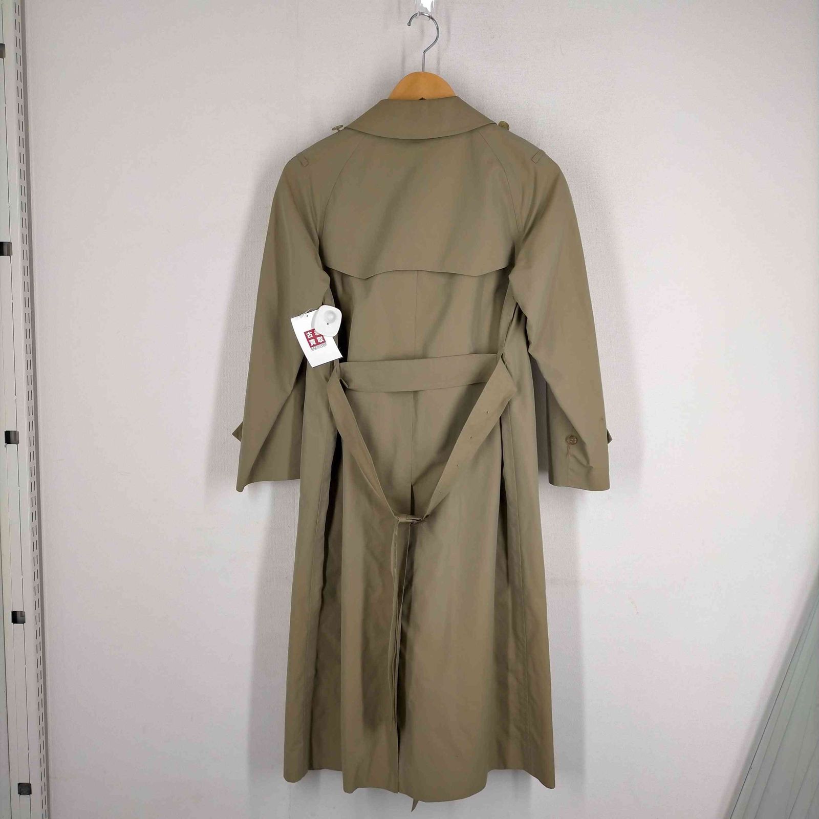 ダックス DAKS ベルギー製 裏地チェック トレンチコート