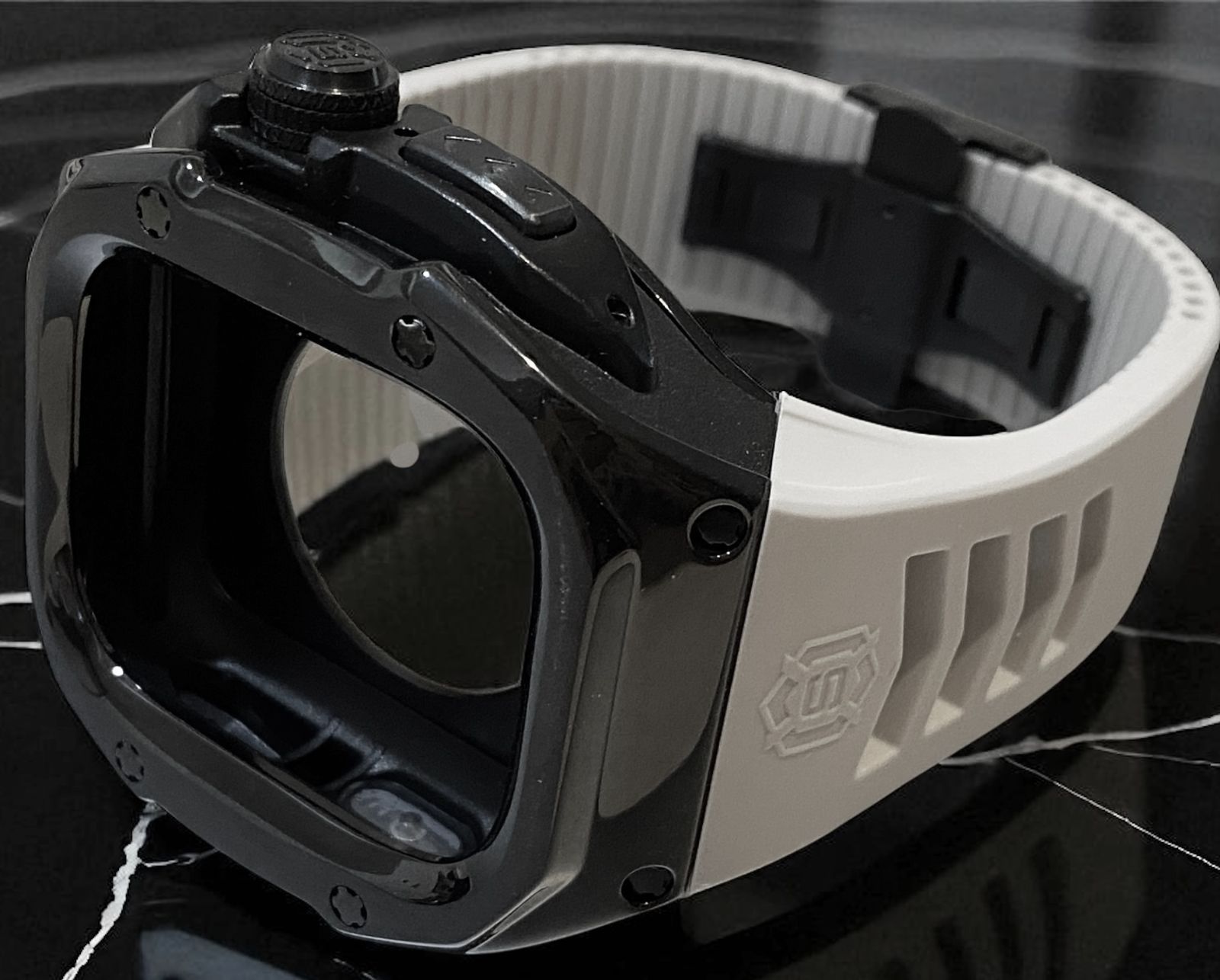 49ステンケースApple Watch Ultra アップルウォッチカバーバンド 1128