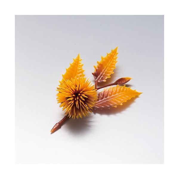 ヤマコー 用美 業務用 四季の花ごよみ 栗 茶 200個入 yamaco64332