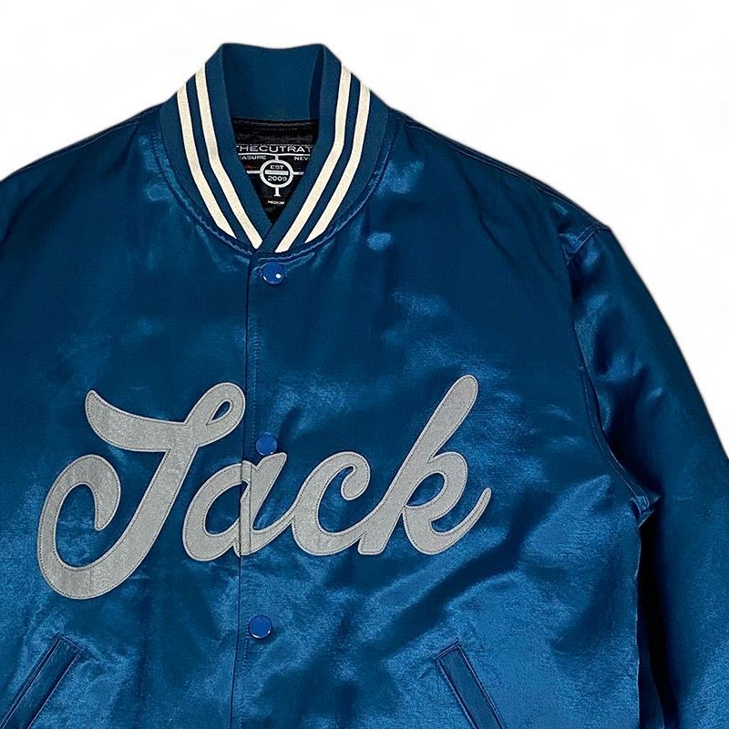 Cutrate(カットレイト) シングルレザー スタジャン カットレイト シングル レザー スタジアム ジャケット | CUTRATE