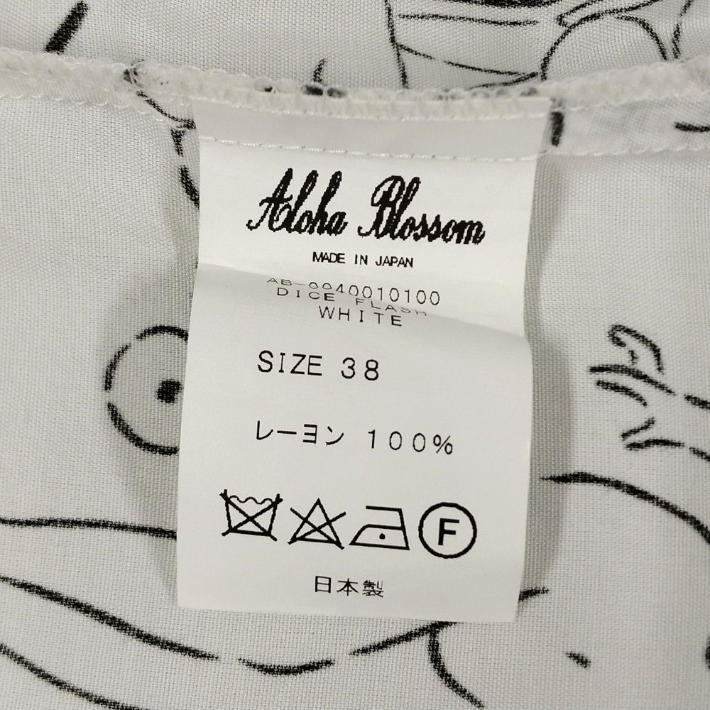 Aloha Blossom アロハブロッサム DICE FLASH 総柄 アロハシャツ