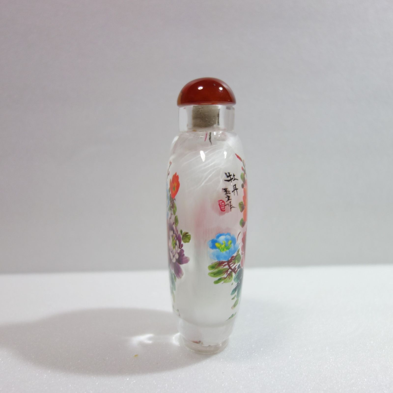 美品】鼻煙壺（びえんこ）内絵鼻煙壺 ガラス工芸 中国 - メルカリ