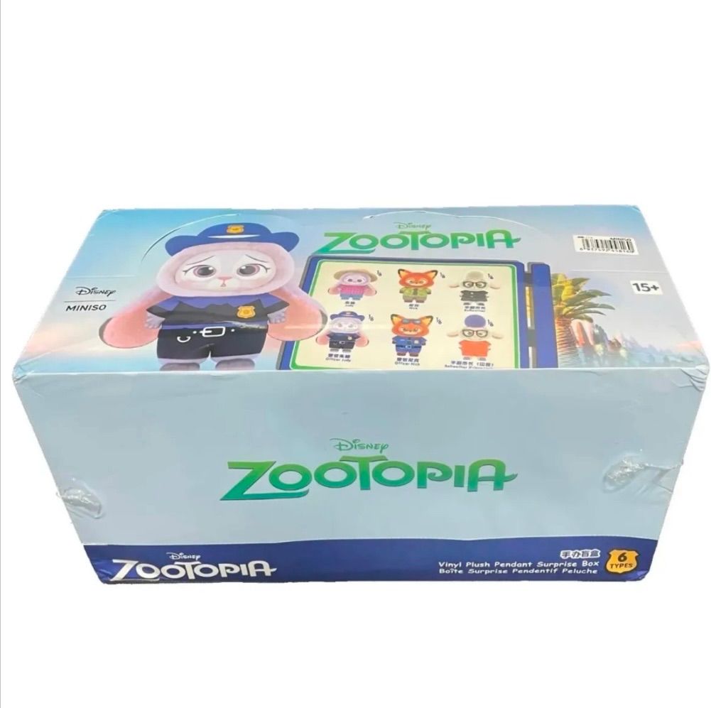 MINISO ディズニー ズートピア ブラインドボックス 6体コンプリートセット 即納】MINISO ディズニー ズートピア ブラインドボックス 6体