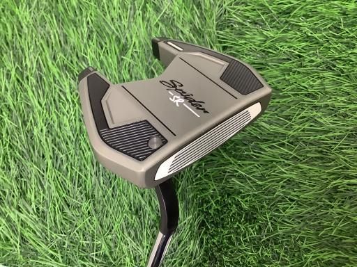 テーラーメイド Spider SR PLATINUM|WHITE フローネック 34インチ パター PT スチール フレックスその他 メンズ 男性用 右利き 右用 Aランク ゴルフクラブ