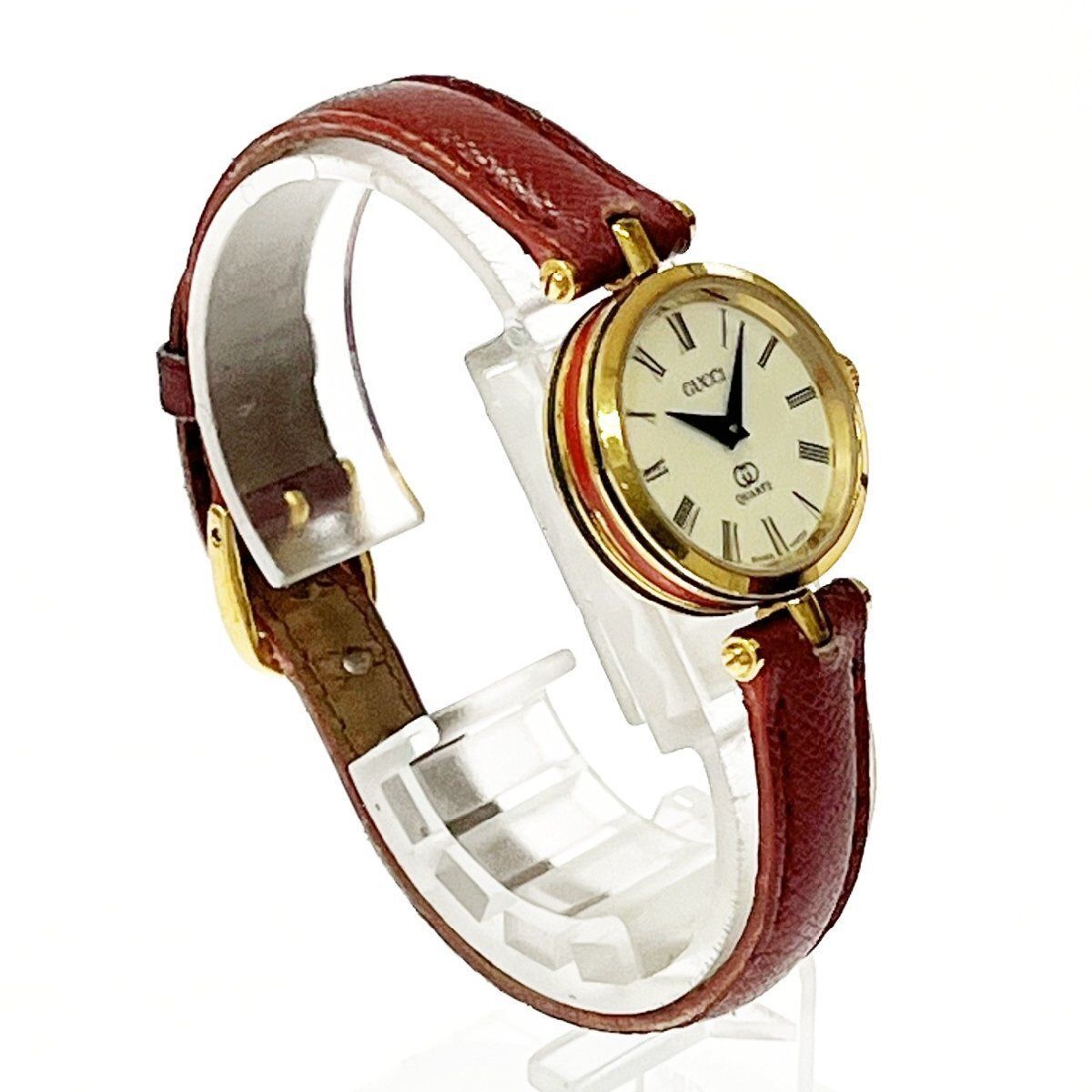 【新品電池】 GUCCI 2000L レディース 腕時計 ローマン ゴールド GUCCI グッチ 2000L ローマ数字 ゴールド クォーツ レディース