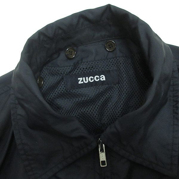 G■ズッカ/ZUCCA ナイロンジャケット【M】黒/LADIES/92【中古】■