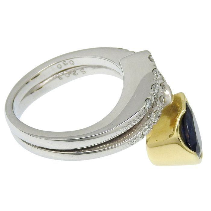 KENJI KIUCHI 木内賢治 K18 Pt900 ダイヤモンド リング KENJI KIUCHI 木内賢治 K18 Pt900 ダイヤモンド リング