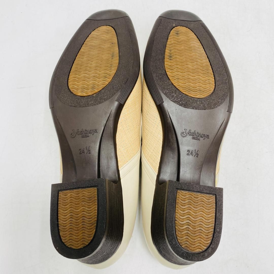 GINZA yoshinoya 銀座ヨシノヤ 外反母趾 ストラップパンプス 24 銀座ヨシノヤ CUSHION HV パンプス ストラップ 外反母趾 24.5 - メルカリ