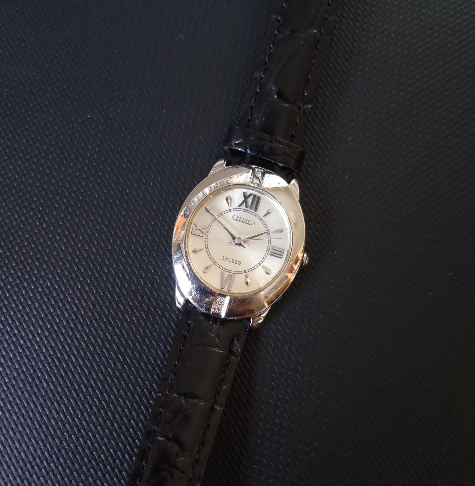 CITIZEN EXCEED シチズン エクシード レディース 腕時計 石付き