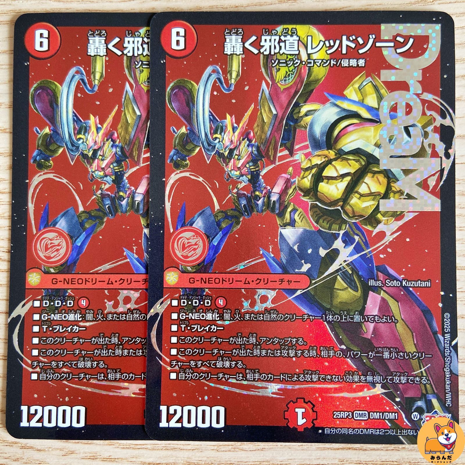 轟く邪道レッドゾーン 2枚