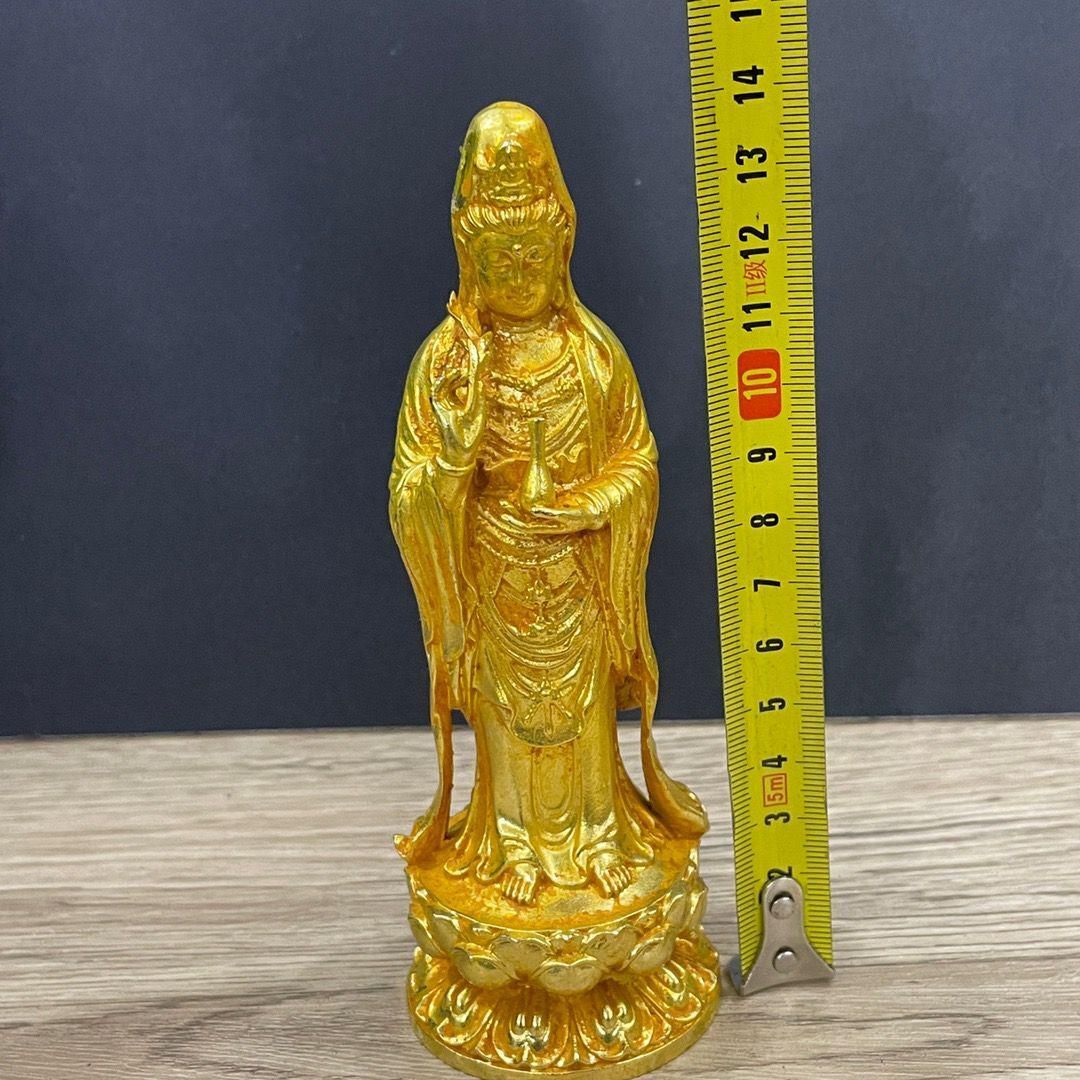 仏教美術 仏像 宝冠自在思惟菩薩像仏堂 家内 供養 銅製 彫刻