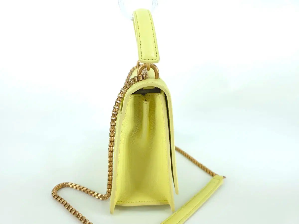 COURONNE COURONNE クロンヌ 黄色 トートバッグ チェーン クロスバッグ